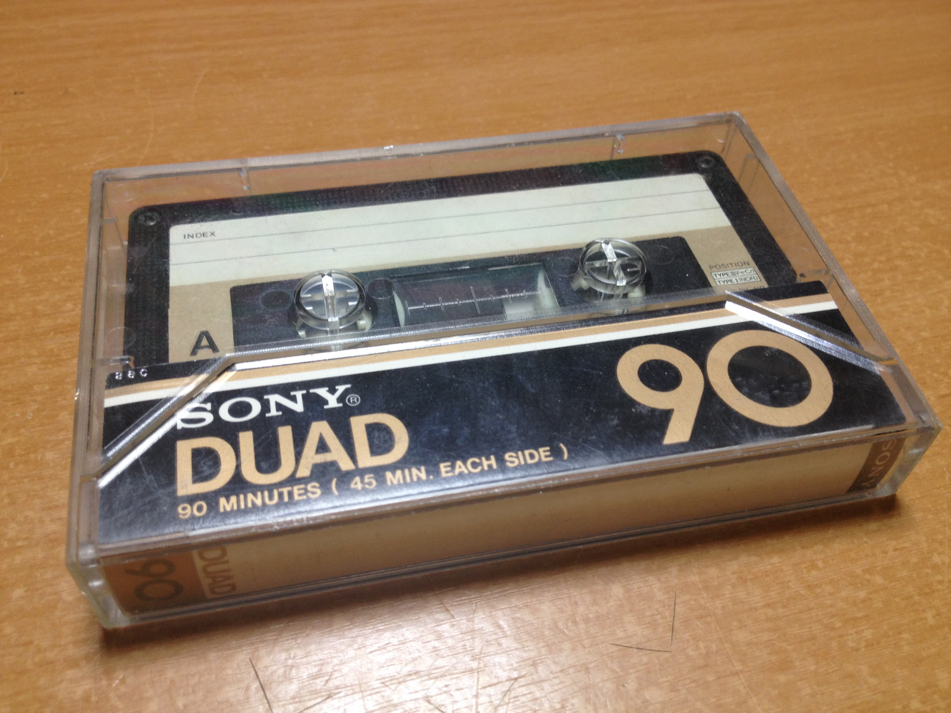 SONY　DUAD Fe-Cr フェリクローム　カセットテープ
